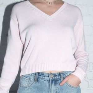 pink brandy melville sweater